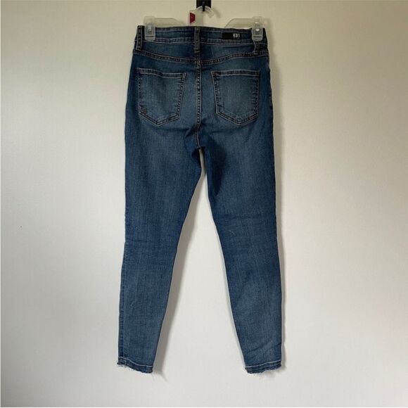 Kut from the Kloth Donna High Rise Ankle Skinny Blue Jeans size 0 Denim Normcore - Picture 7 of 15